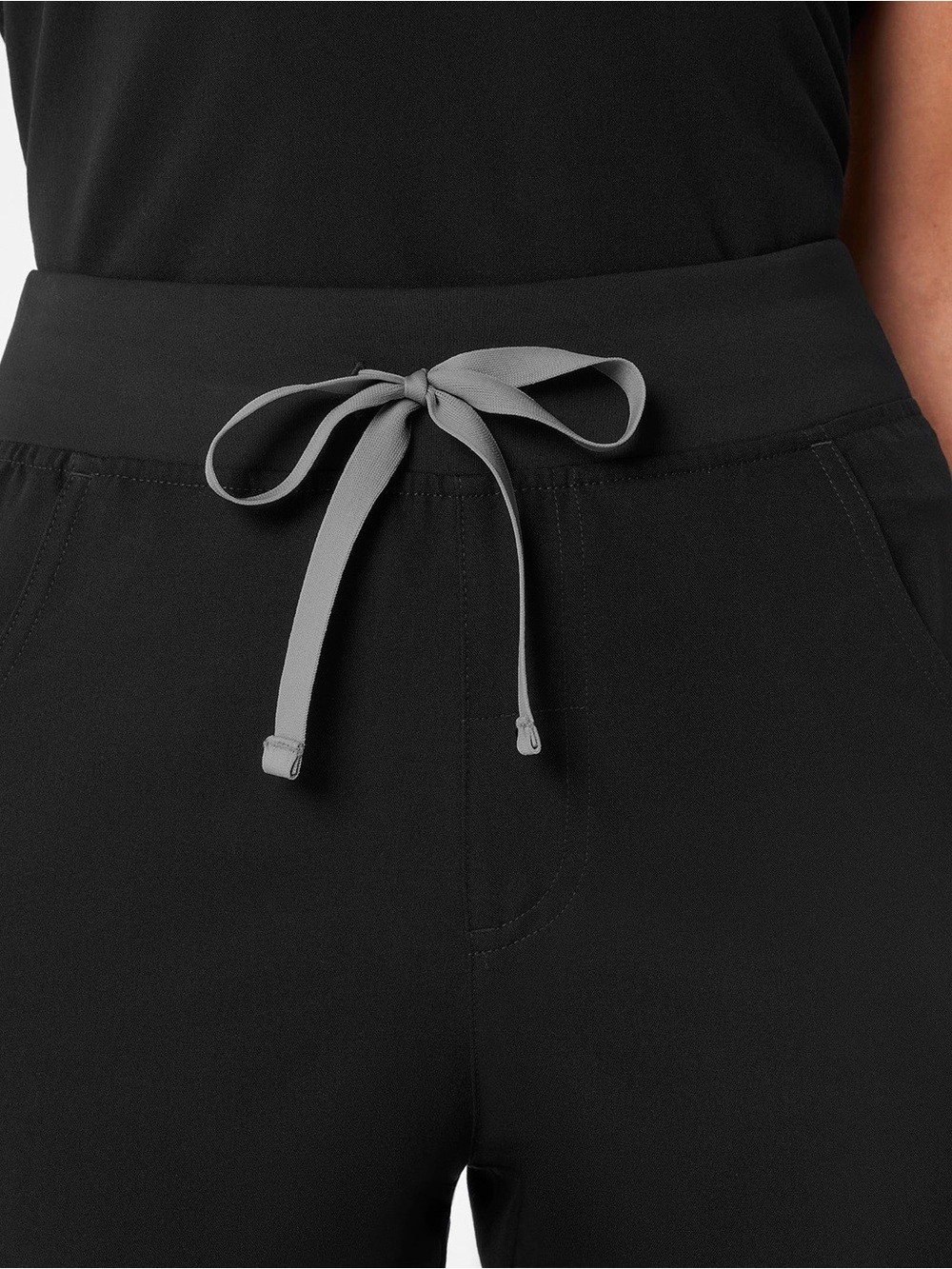 FIGS Kade High-Rise Straight-Leg Scrub Pant-Black - Medium - Picture 6 of 16